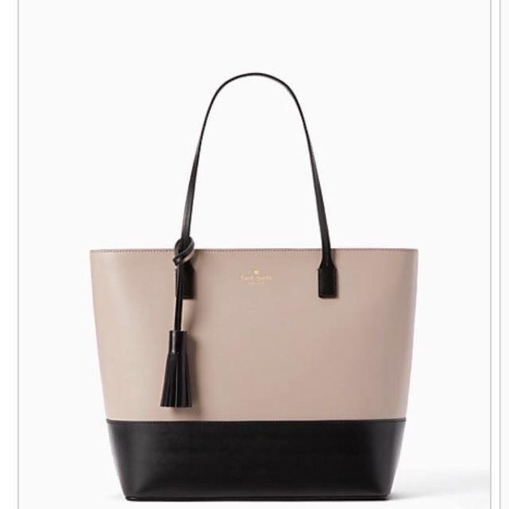 Kate Spade Wright Place Karla Tote Black Nude